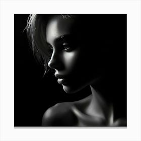 Portrait Of A Woman 18 Canvas Print