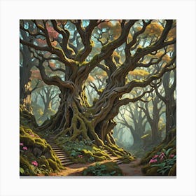 Forest Of Trees Canvas Print