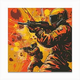 Paintball 5 Canvas Print