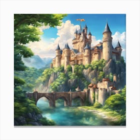 Fairytale Castle 8 Canvas Print