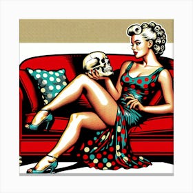 Pin-up #L28 Canvas Print