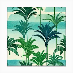 Palm leaves  Canvas Print