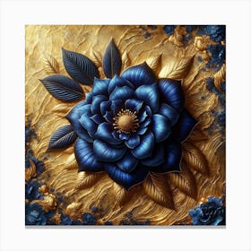 Blue Flower 3 Canvas Print