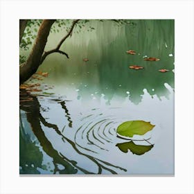 the leafy mariner Canvas Print