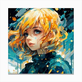 Anime Girl 33 Canvas Print