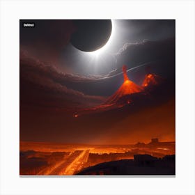 The wrath of our home Canvas Print