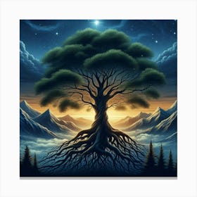 Tree Of Life 8 Canvas Print