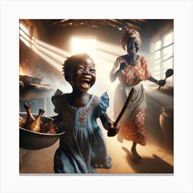 "Lunchtime" Canvas Print