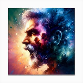 Man In Space Canvas Print