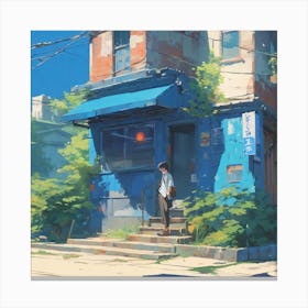 Street Scene Canvas Print