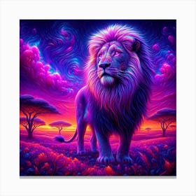 Lion In The Sky Canvas Print