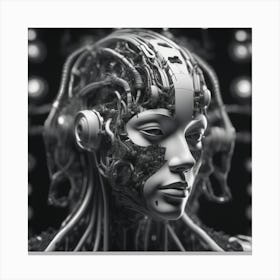 Cyborg Woman 89 Canvas Print