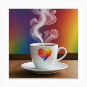 Rainbow Heart 1 Canvas Print