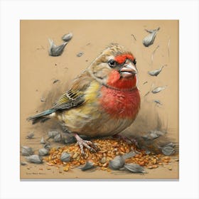 Finch Canvas Print