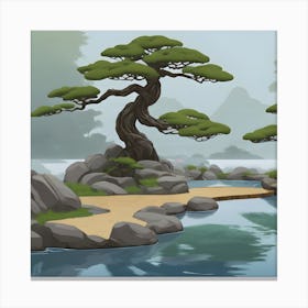 Bonsai Trees Canvas Print
