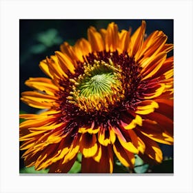 Sunflower - Sunflower Stock Videos & Royalty-Free Footage Canvas Print