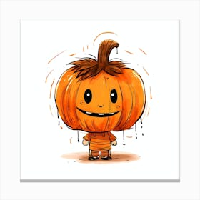 Halloween Pumpkin 2 Canvas Print