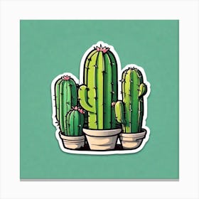 Cactus 60 Canvas Print