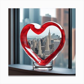 Heart Of New York City Canvas Print