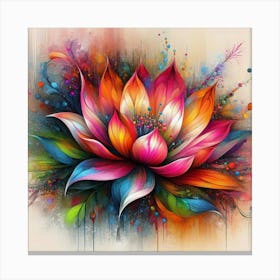 Lotus Flower 4 Canvas Print