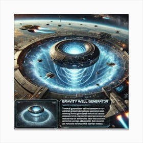 Gravity Well Generator Canvas Print