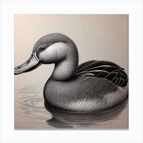 Yellow billed duck Canvas Print