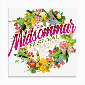 Midsommar Festival Canvas Print