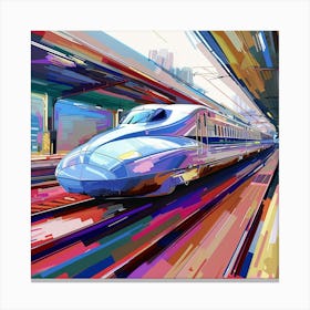 High Speed Train 3 Canvas Print