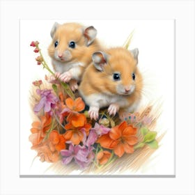 Two Hamsters Toile