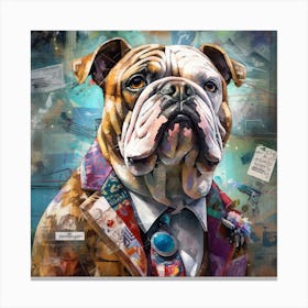 Bulldog Canvas Print