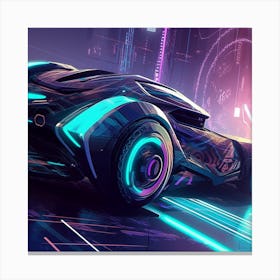 Futuristic Car Canvas Print