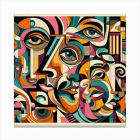 Abstract Painting Canvas Print