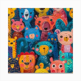 Teddy Bears Canvas Print