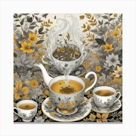 Tea Art 434 Canvas Print