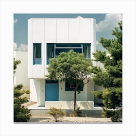 Modern House In Cyprus Canvas Print