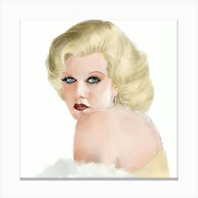 Blonde angel 1 Canvas Print