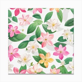 Jasmine Flowers (13) Canvas Print