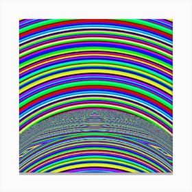 Rainbow Rays 1 Canvas Print