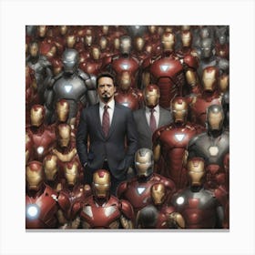Iron man Army of suits Canvas Print