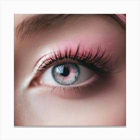 Pink Eye 1 Canvas Print