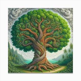 Tree Of Life 34 Canvas Print