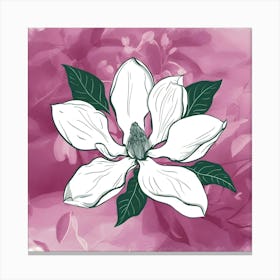 Magnolia Flower 2 Canvas Print