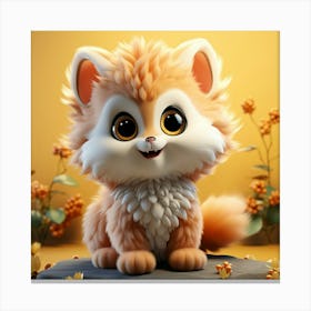 Cute Kitty 4 Canvas Print