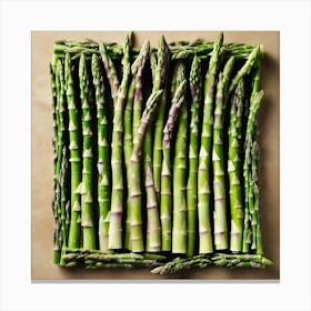 Green Asparagus Canvas Print