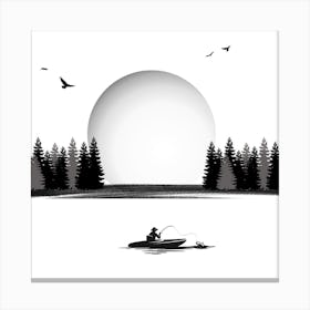 in to the water Canvas Print