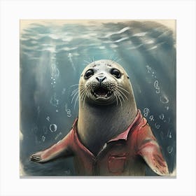 Seal! 11 Canvas Print