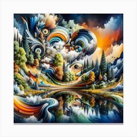 Whispering Echoes of Nature Canvas Print
