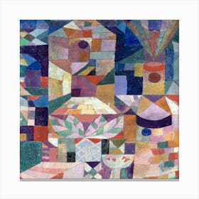 Burggarten (1919) Painting In High Resolution By Paul Klee Canvas Print