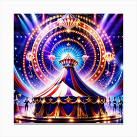 Circus Tent Canvas Print