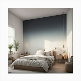 Ombre Bedroom Canvas Print